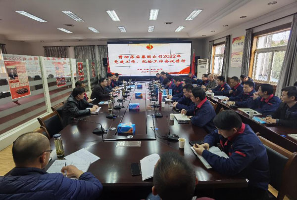 公司召開(kāi)會(huì )議傳達集團公司黨建工作、紀檢工作會(huì )議精神